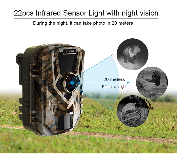 Multifunctional Hunting Camera with Waterproof Animal Detection Camera